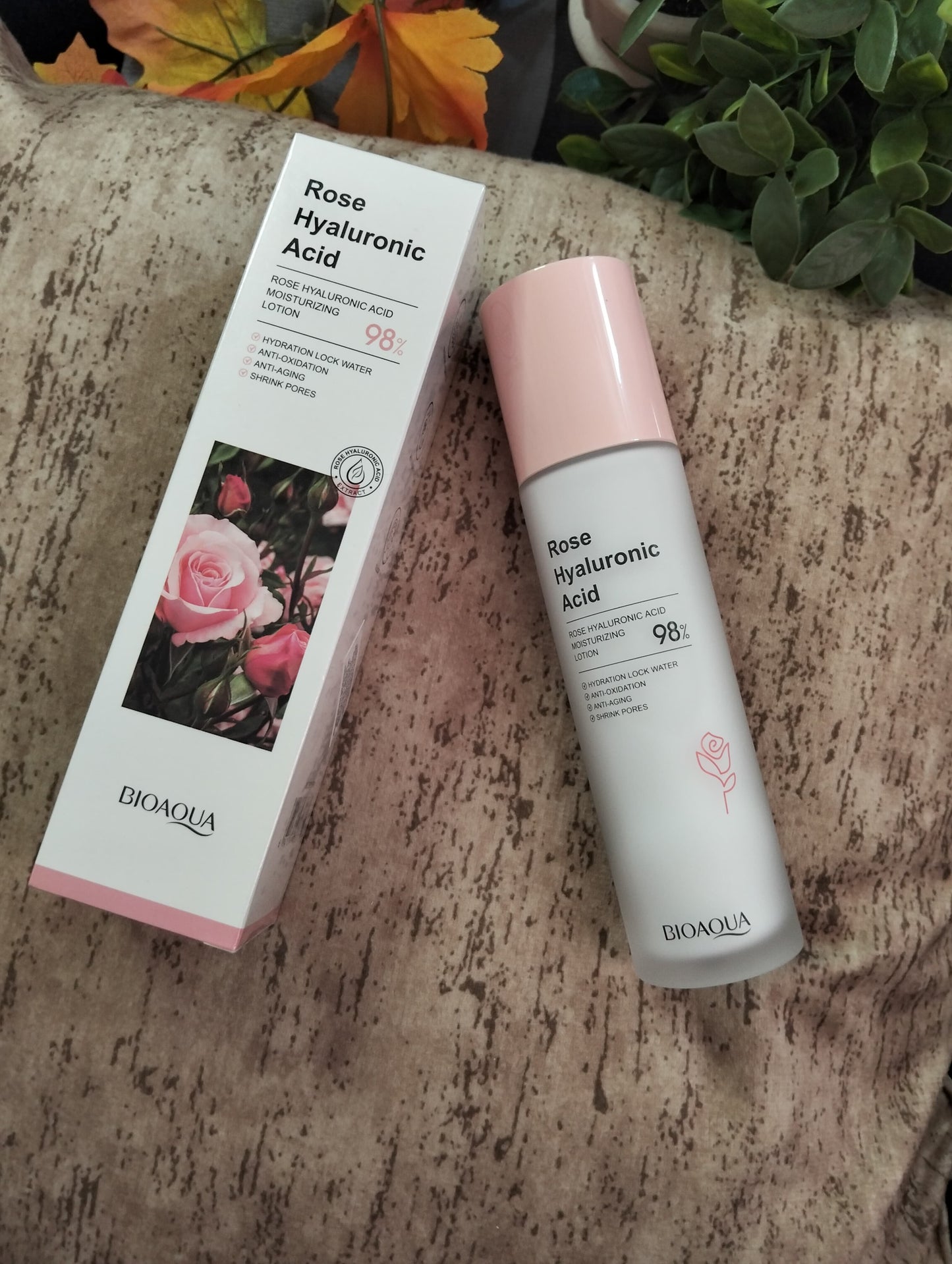 🌹 LOTION HIDRATANTE BIOAQUA ROSE HYALURONIC ACID – 120ML