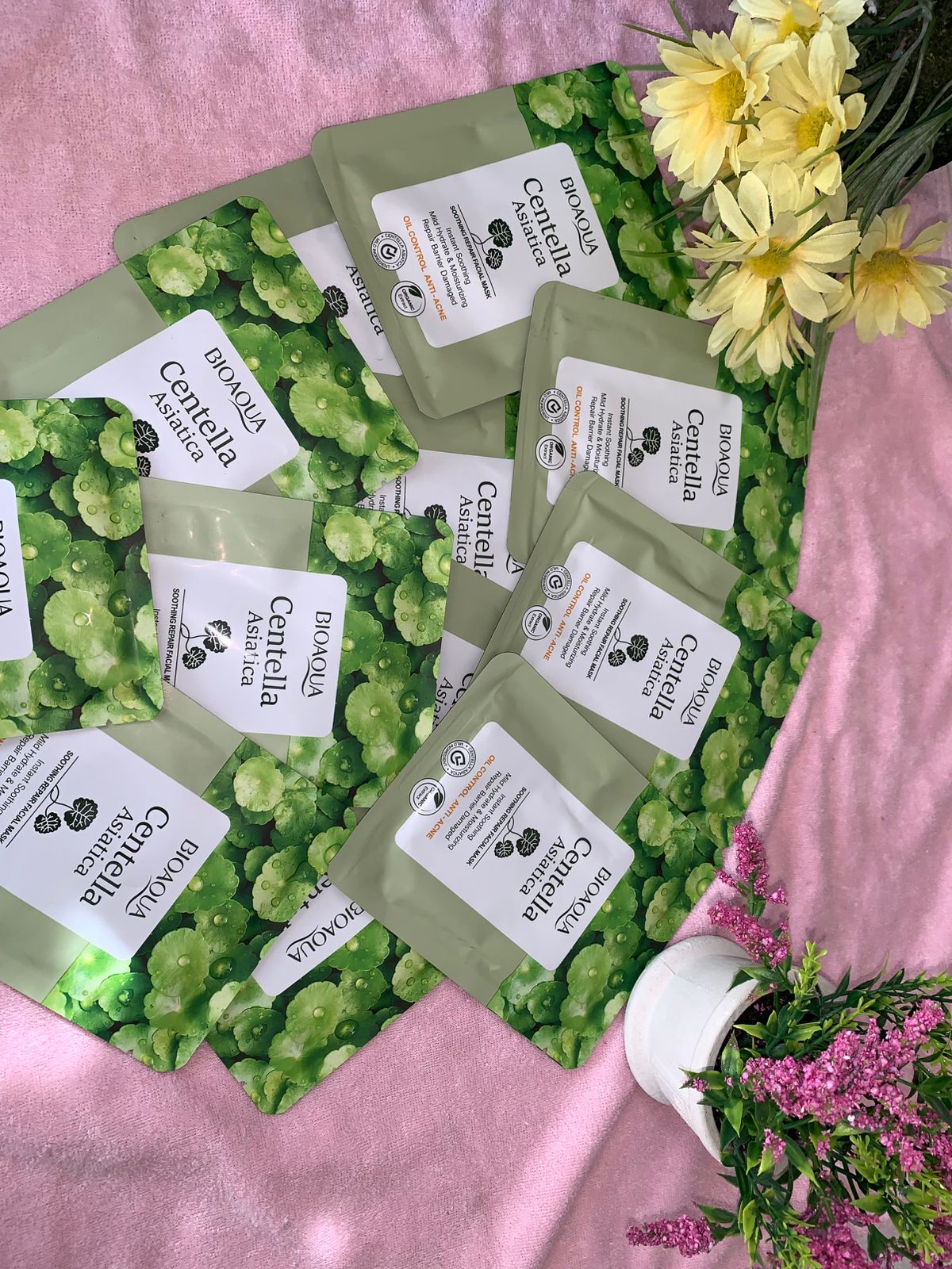 MASCARILLA FACIAL CENTELLA ASIÁTICA BIOAQUA CALMANTE Y REPARADORA