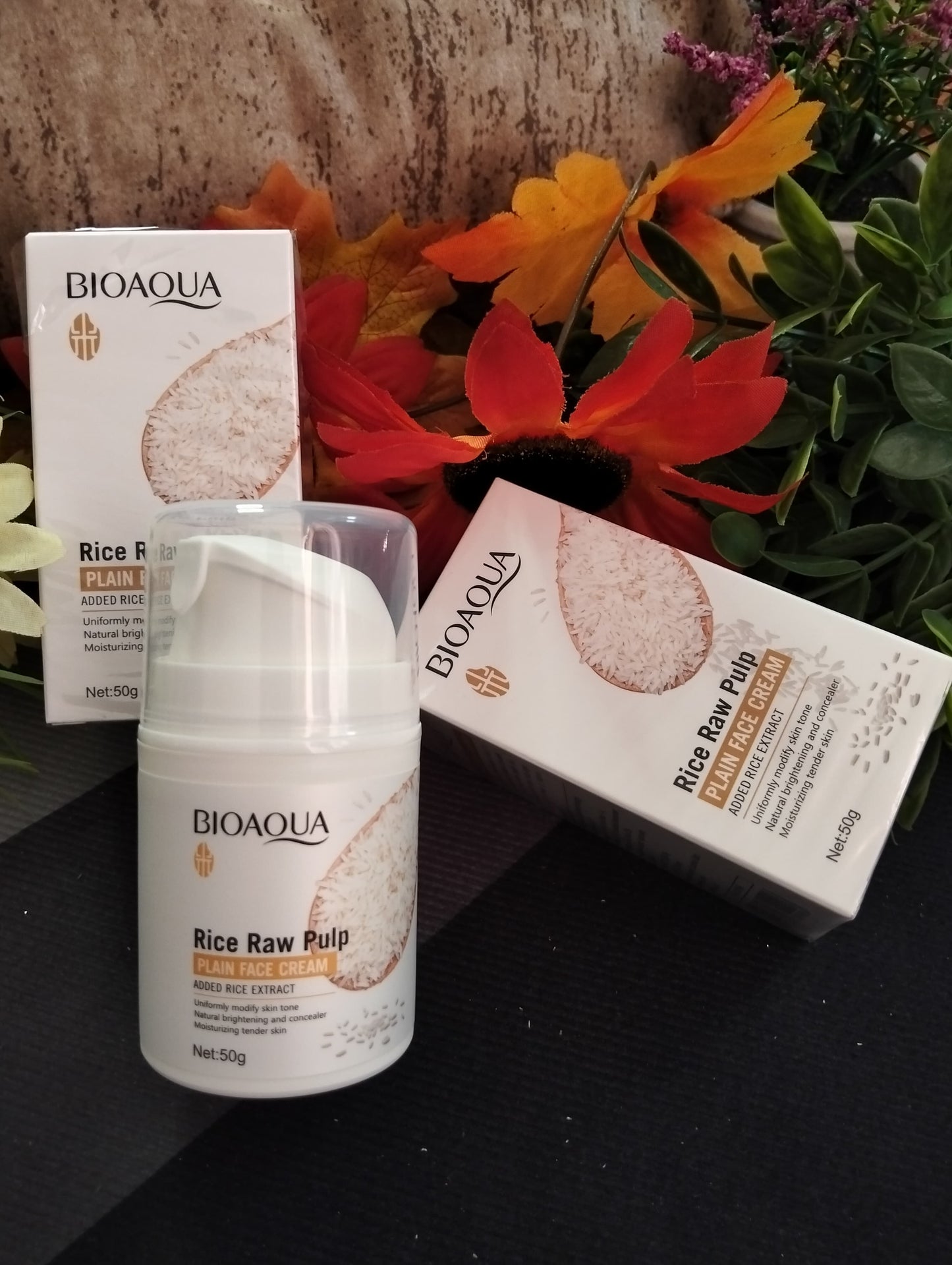 ✨ CREMA BLANQUEADORA CON EXTRACTO DE ARROZ  BIOAQUA