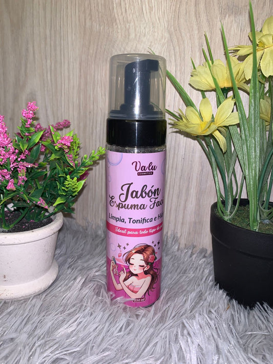 JABÓN ESPUMA FACIAL VALU – LIMPIA, TONIFICA E HIDRATA CON ACTITUD