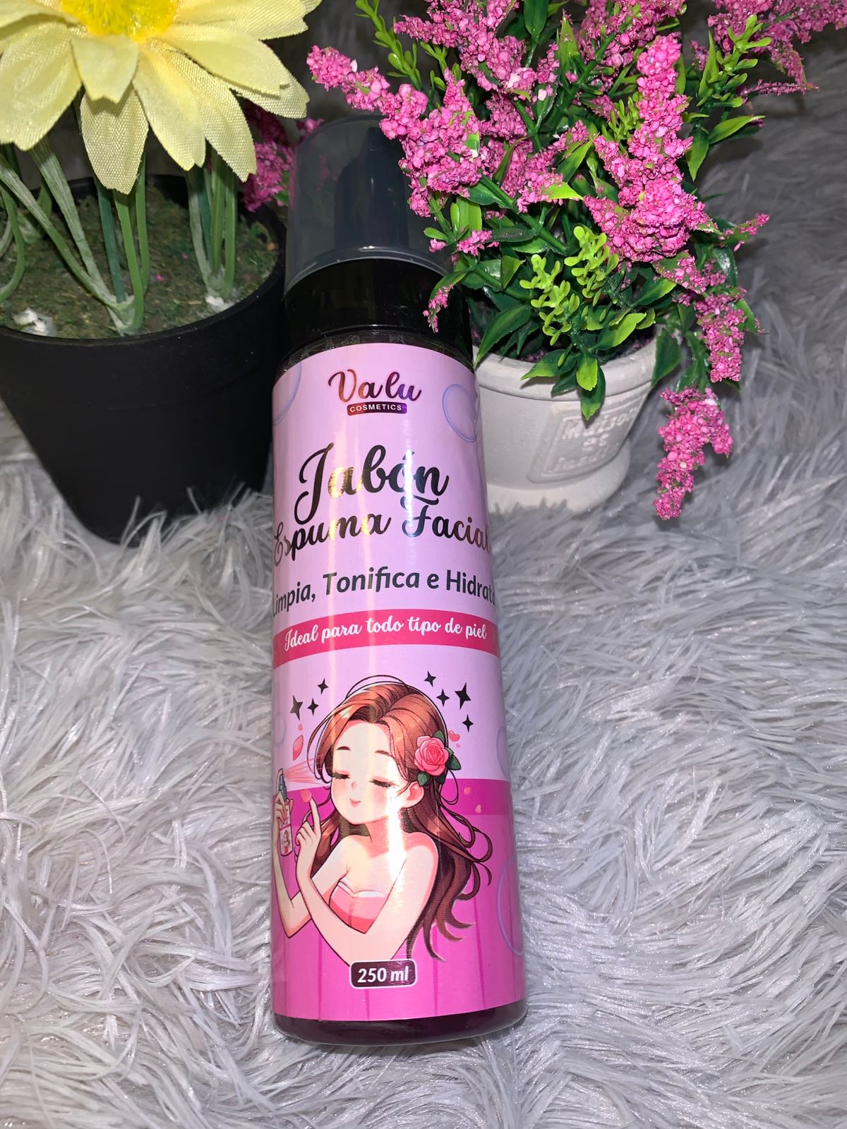 JABÓN ESPUMA FACIAL VALU – LIMPIA, TONIFICA E HIDRATA CON ACTITUD