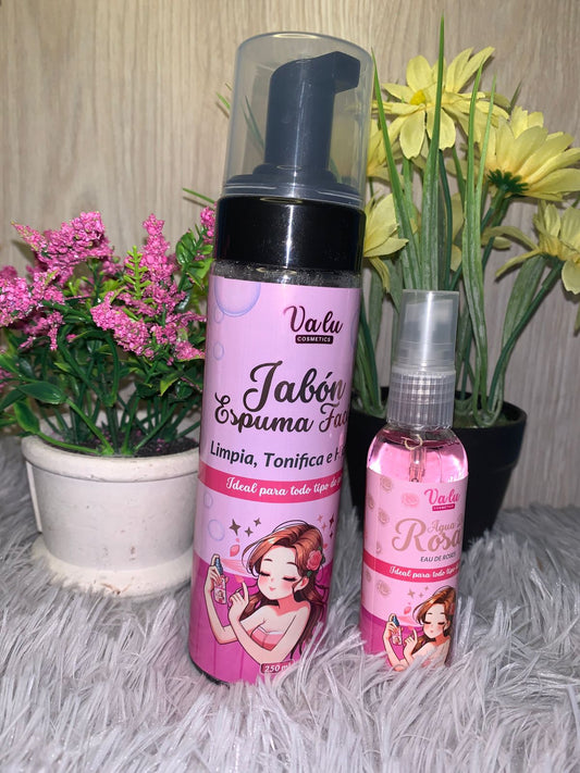 JABÓN ESPUMA FACIAL VALU – LIMPIA, TONIFICA E HIDRATA CON ACTITUD