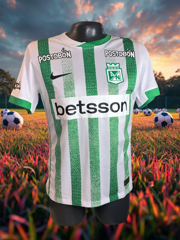 CAMISETA VERDE CLÁSICO ATLÉTICO NACIONAL DAMA  – TRADICIÓN VERDOLAGA