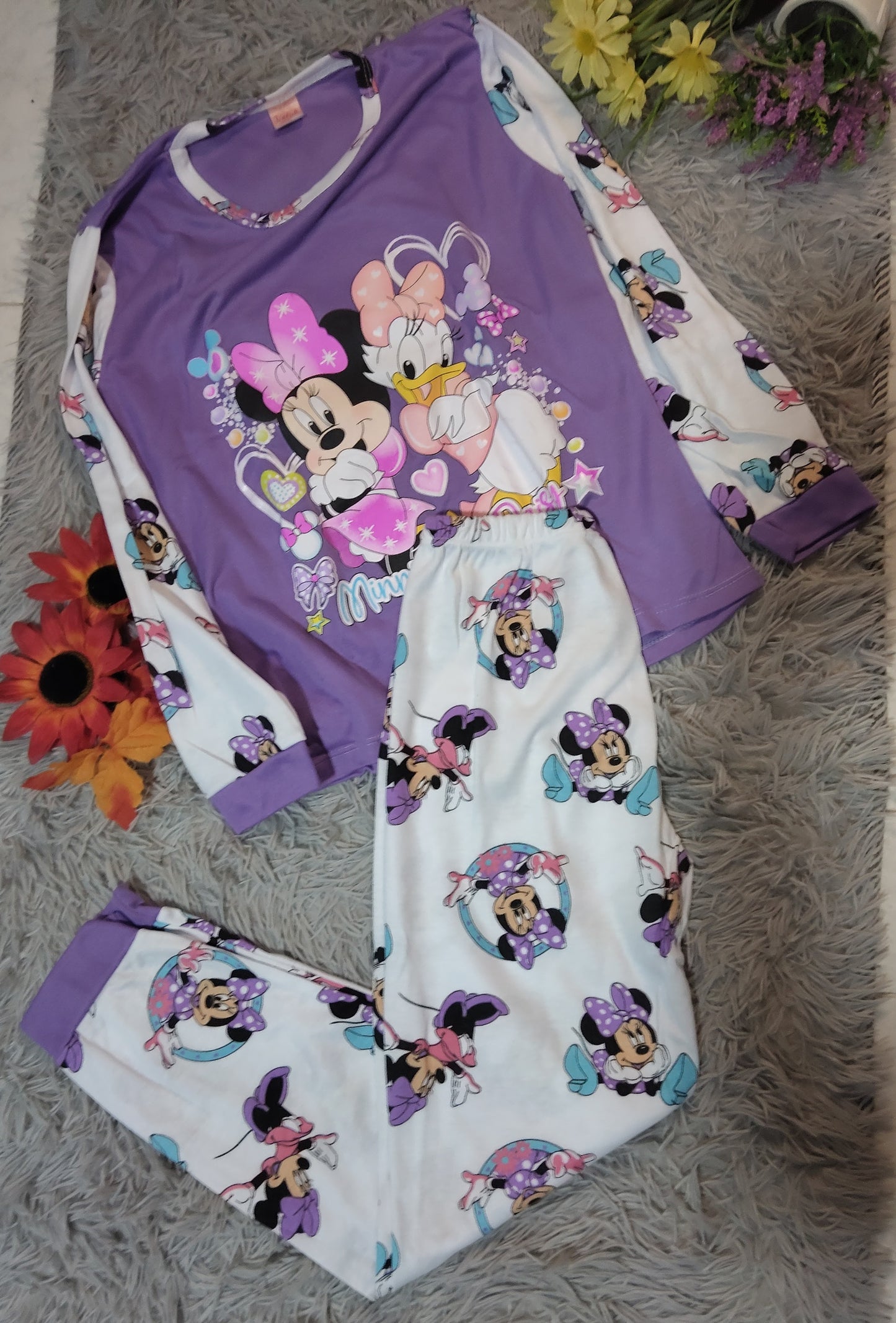 PIJAMA NIÑO/NIÑA MANGA LARGA Y PANTALON ESTAMPADA