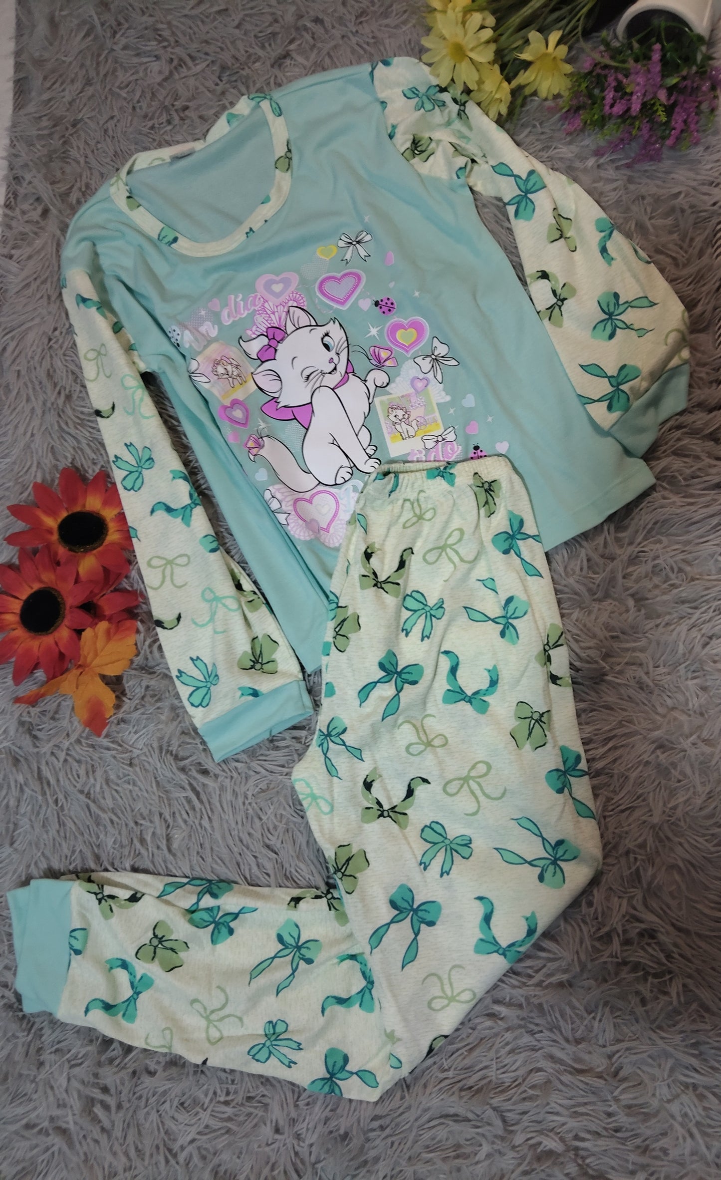 PIJAMA NIÑO/NIÑA MANGA LARGA Y PANTALON ESTAMPADA