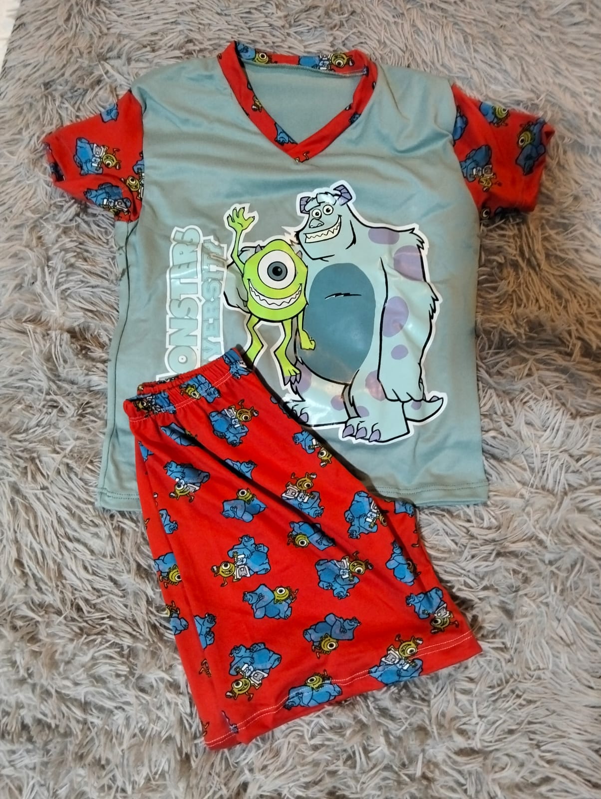 PIJAMA NIÑO/NIÑA – MANGA CORTA Y SHORT