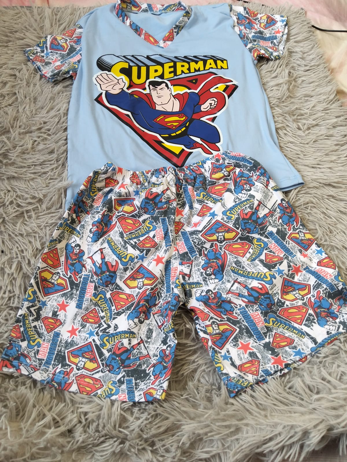 PIJAMA NIÑO/NIÑA – MANGA CORTA Y SHORT