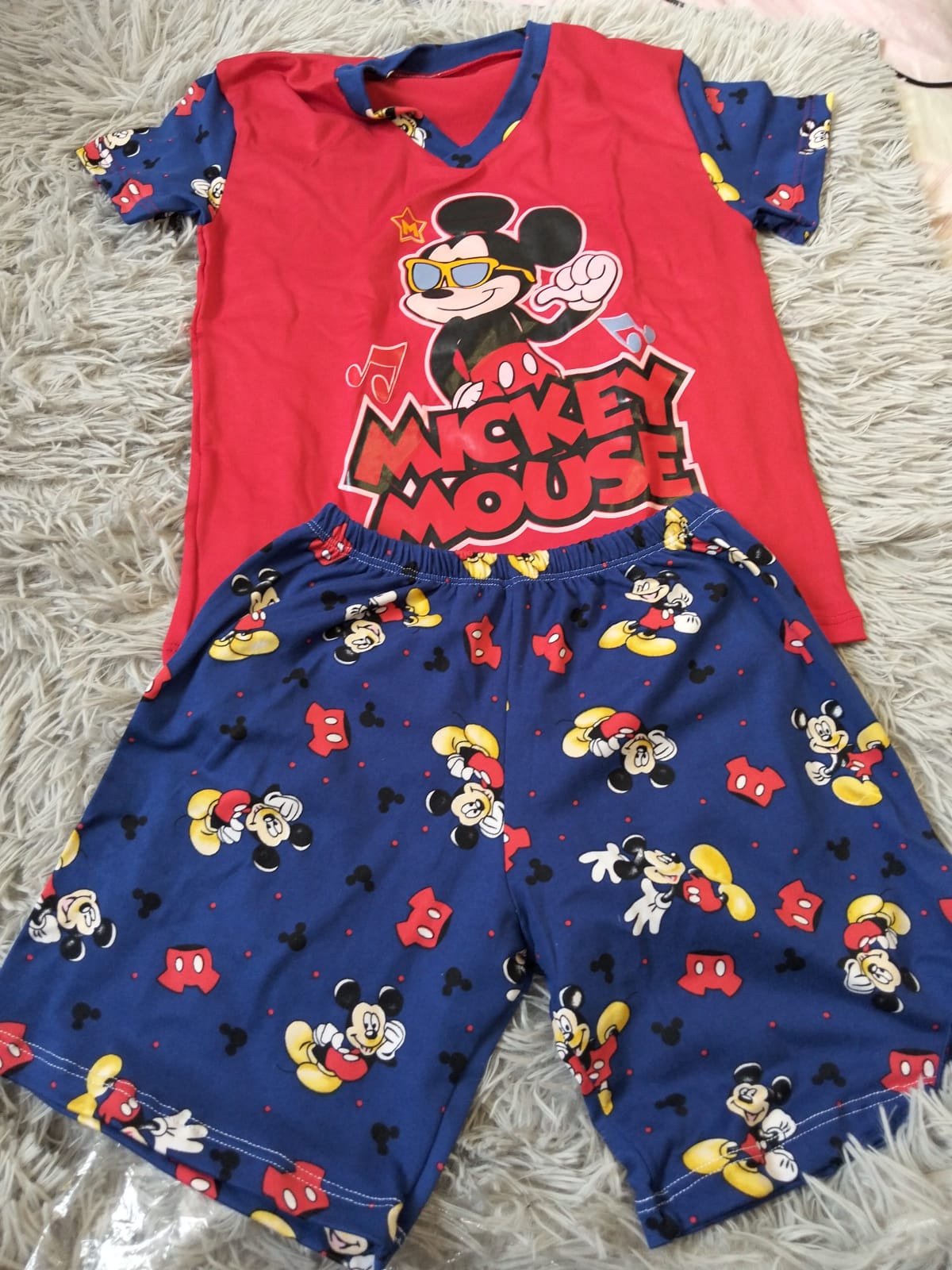 PIJAMA NIÑO/NIÑA – MANGA CORTA Y SHORT