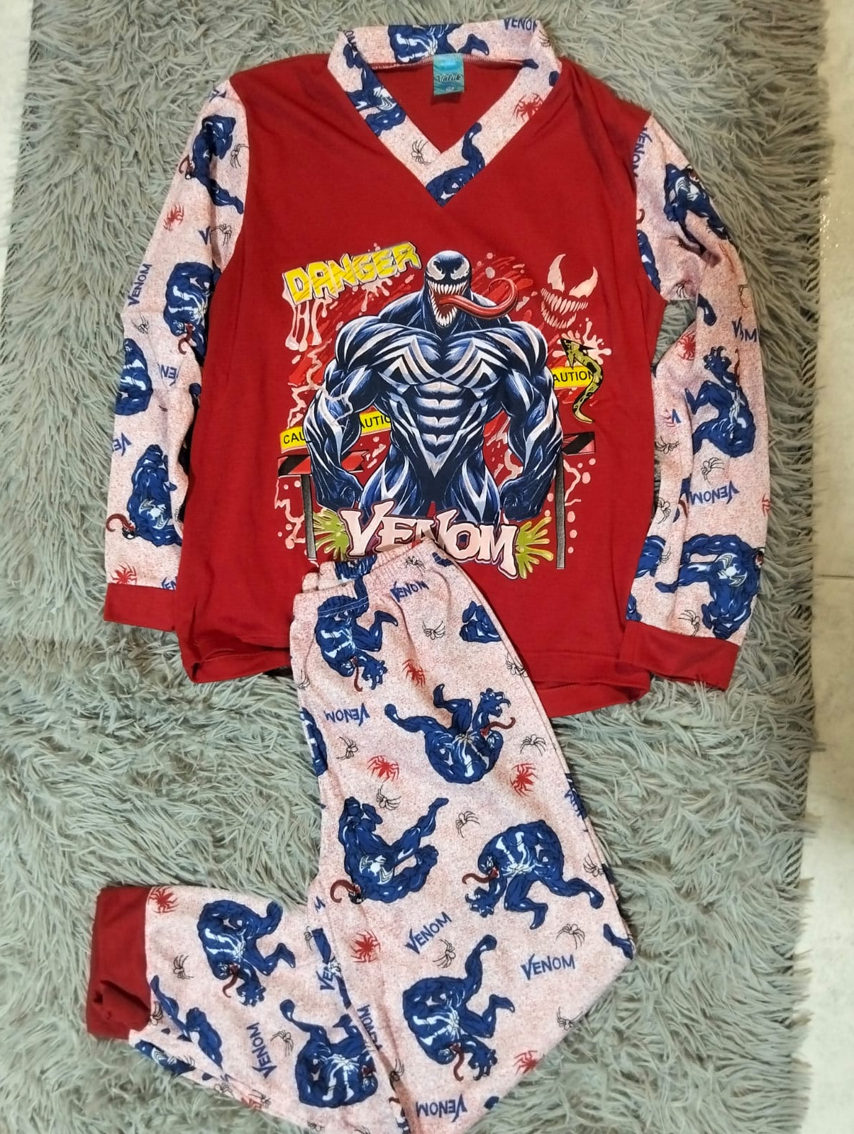 PIJAMA NIÑO/NIÑA MANGA LARGA Y PANTALON ESTAMPADA