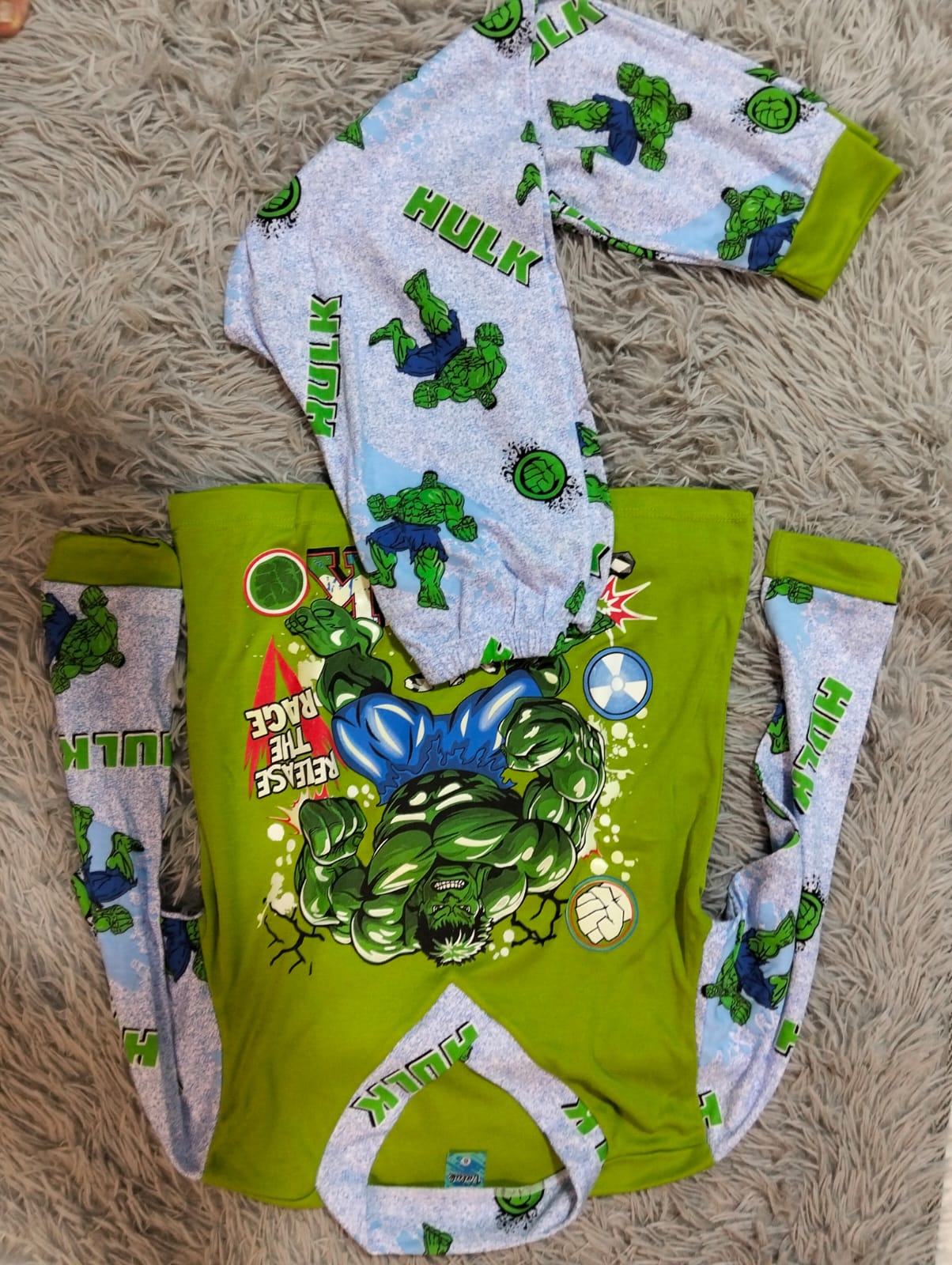 PIJAMA NIÑO/NIÑA MANGA LARGA Y PANTALON ESTAMPADA