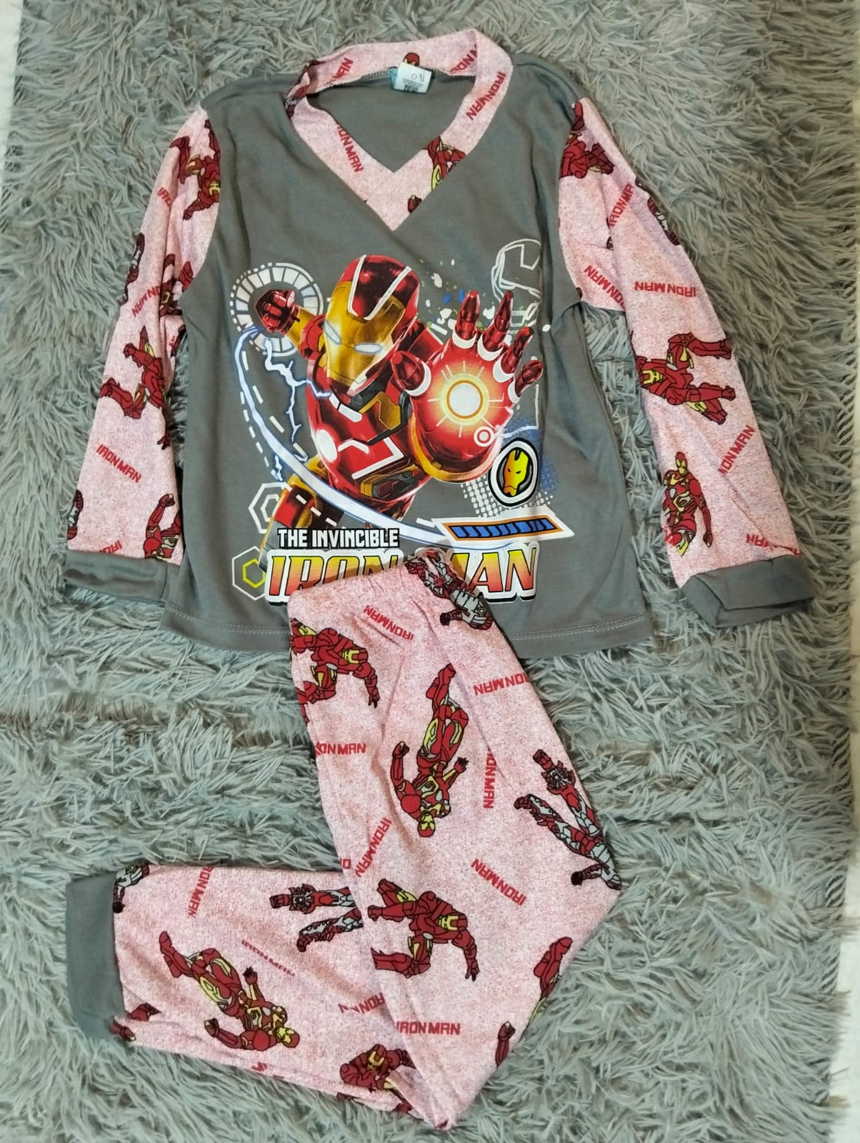 PIJAMA NIÑO/NIÑA MANGA LARGA Y PANTALON ESTAMPADA