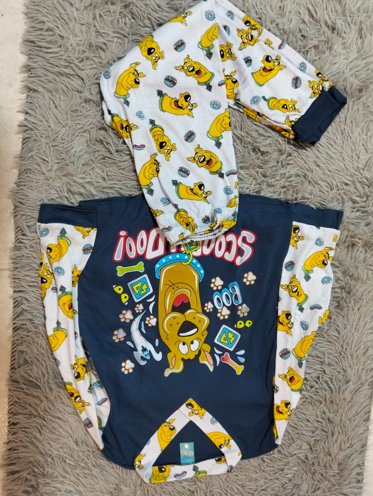 PIJAMA NIÑO/NIÑA MANGA LARGA Y PANTALON ESTAMPADA
