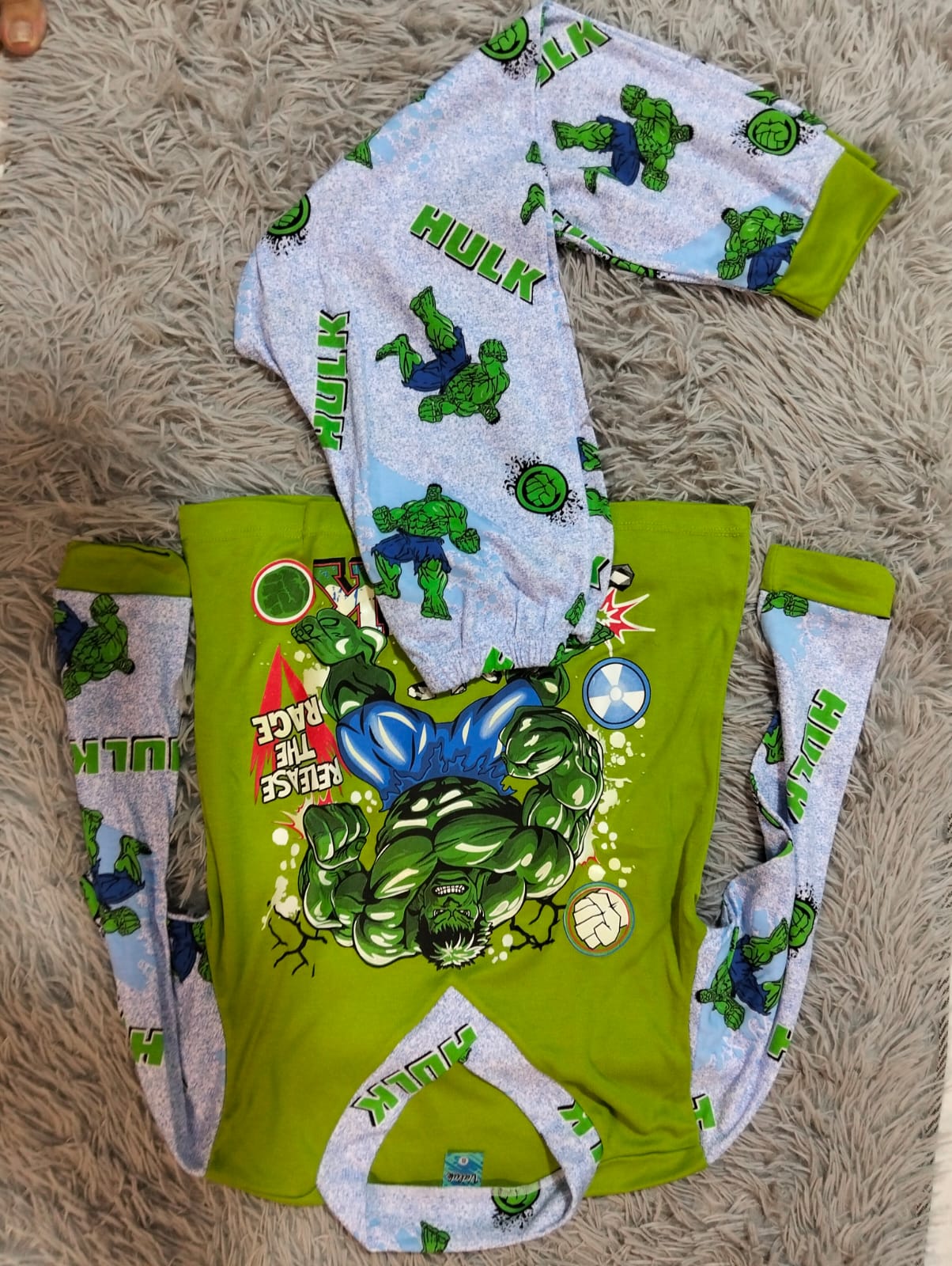 PIJAMA NIÑO/NIÑA MANGA LARGA Y PANTALON ESTAMPADA