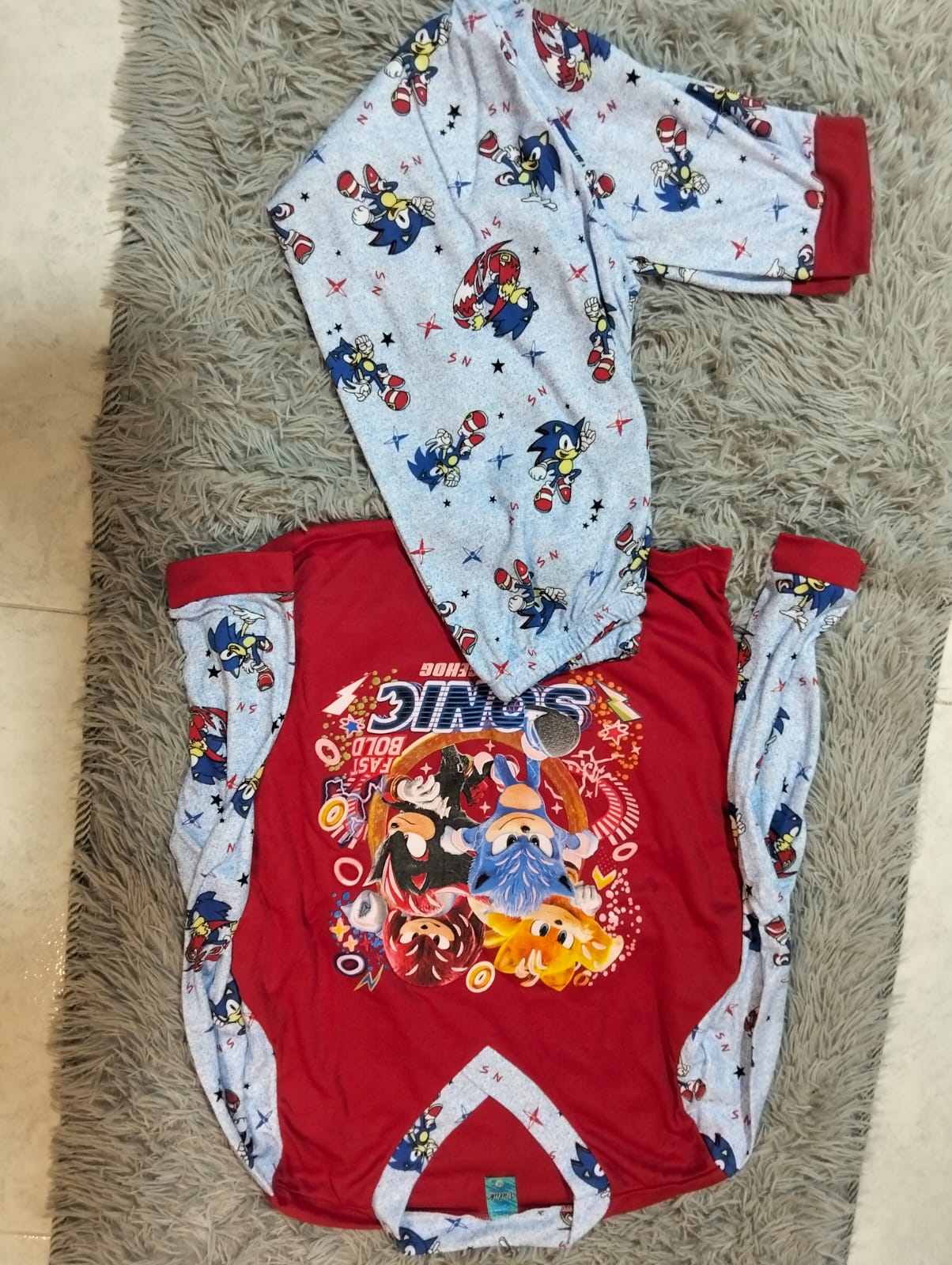 PIJAMA NIÑO/NIÑA MANGA LARGA Y PANTALON ESTAMPADA