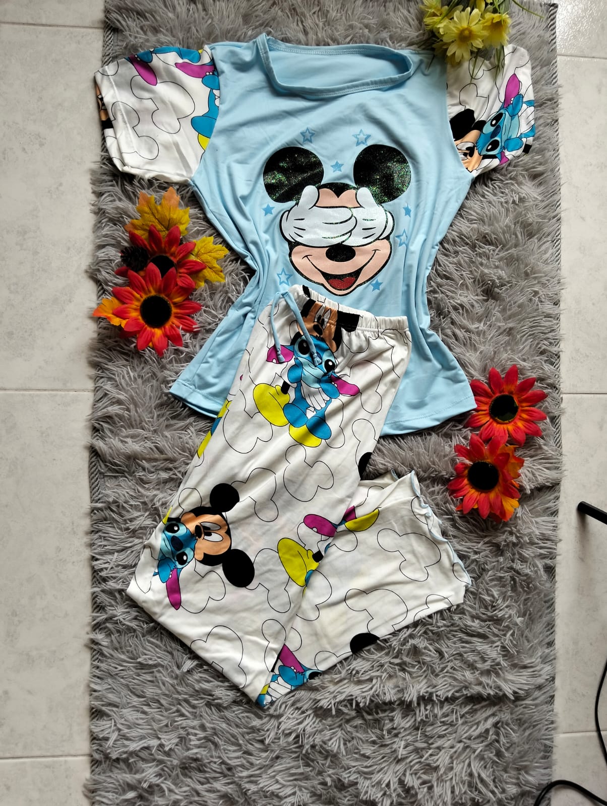 PIJAMA DAMA ENSUEÑO CAMISETA Y PANTALÓN ESTAMPADO