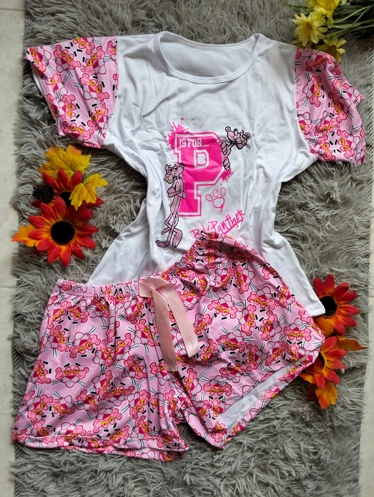 PIJAMA DAMA FANTASÍA – BLUSA Y SHORT SÚPER FRESCO