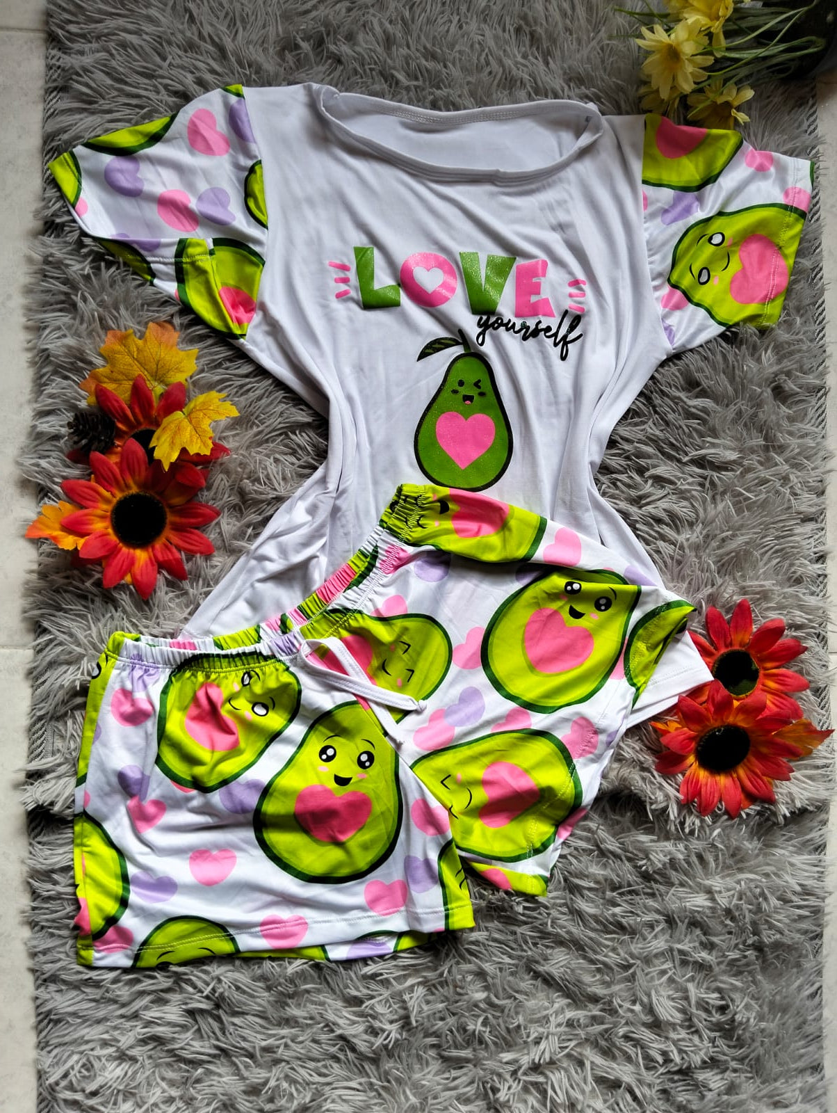 PIJAMA DAMA FANTASÍA – BLUSA Y SHORT SÚPER FRESCO