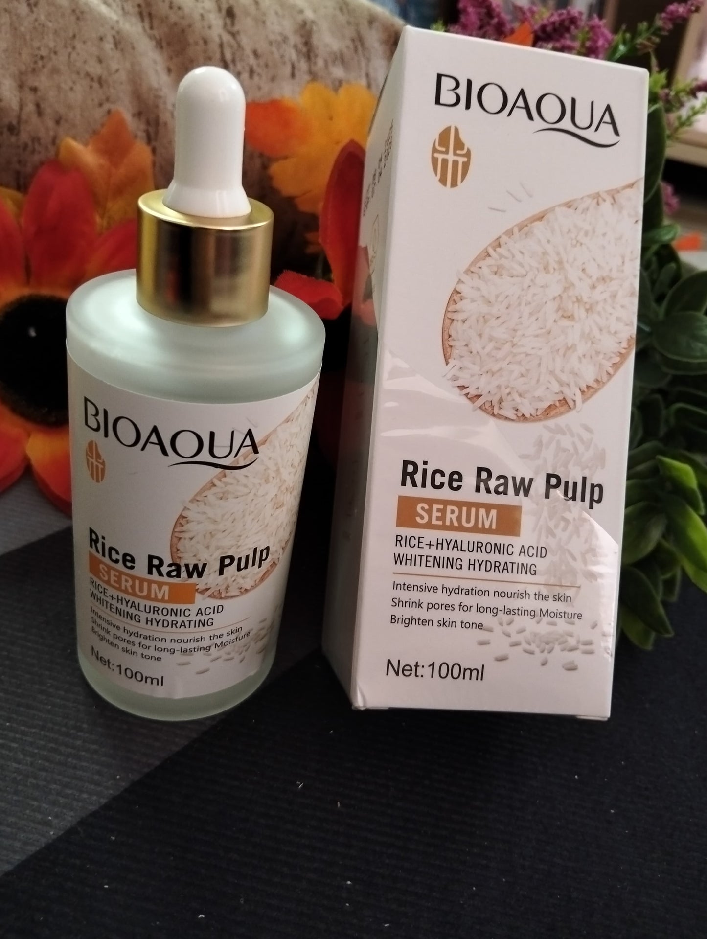 ✨ SÉRUM BIOAQUA RICE RAW PULP – ARROZ + ÁCIDO HIALURÓNICO (120 ML)