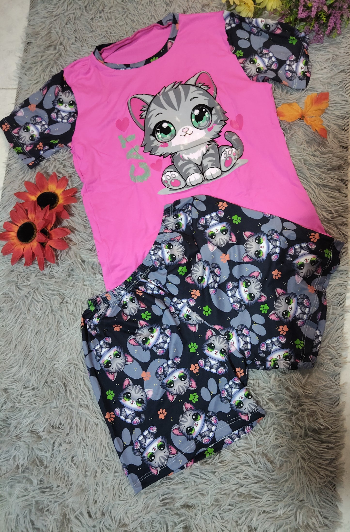 PIJAMA NIÑO/NIÑA – MANGA CORTA Y SHORT