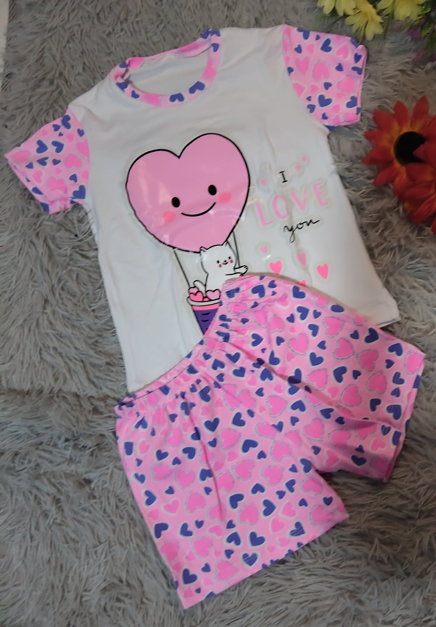 PIJAMA NIÑO/NIÑA – MANGA CORTA Y SHORT