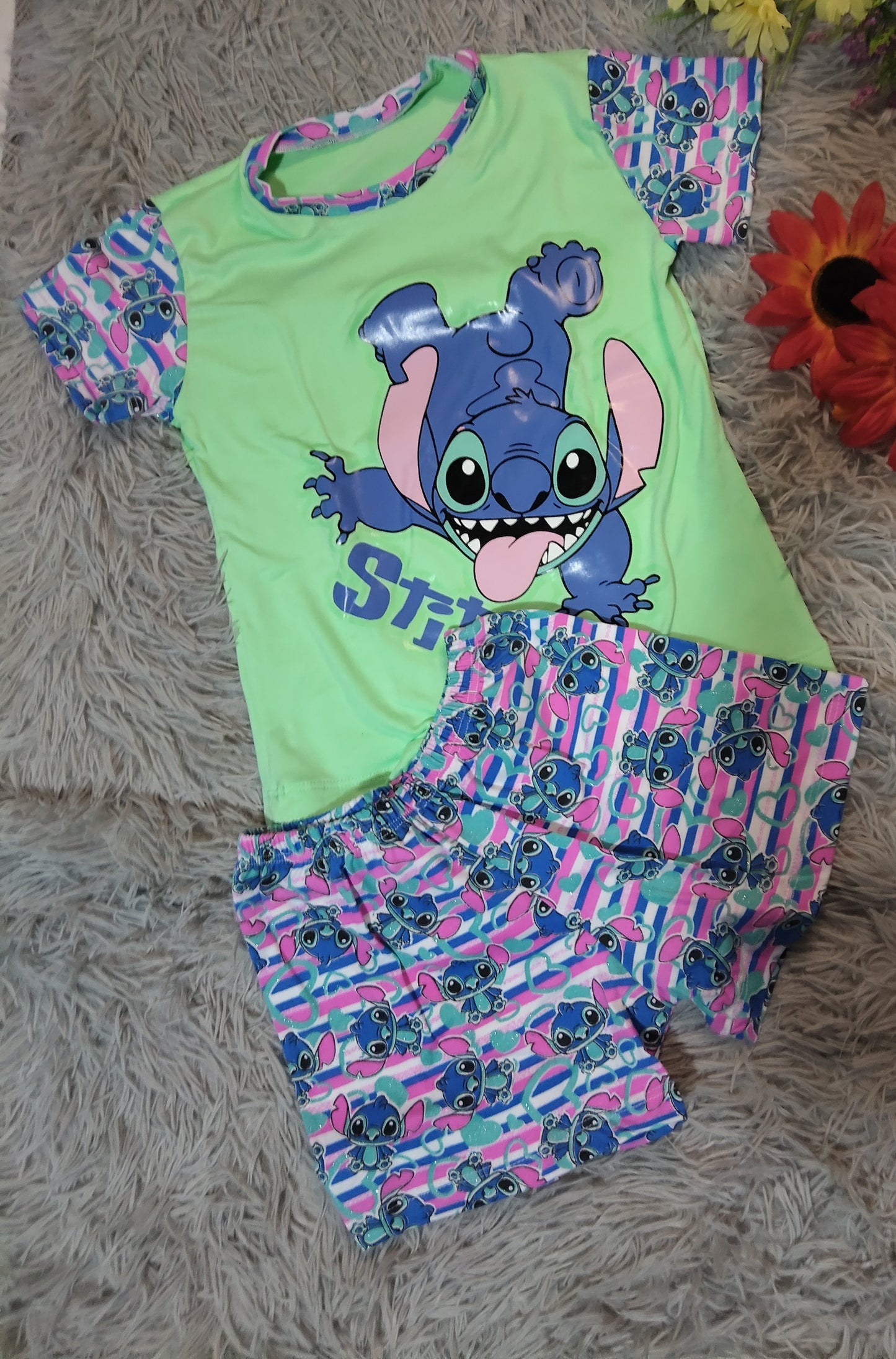 PIJAMA NIÑO/NIÑA – MANGA CORTA Y SHORT
