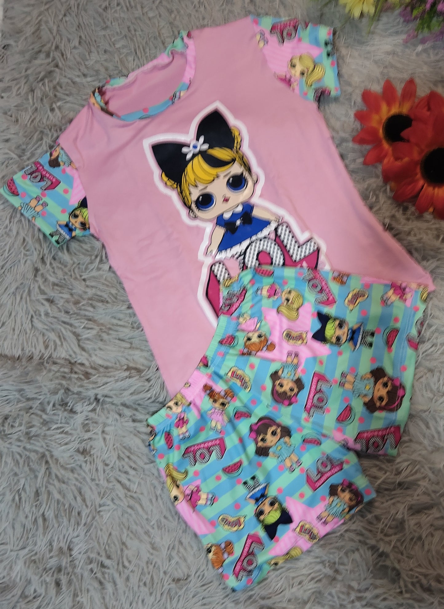 PIJAMA NIÑO/NIÑA – MANGA CORTA Y SHORT