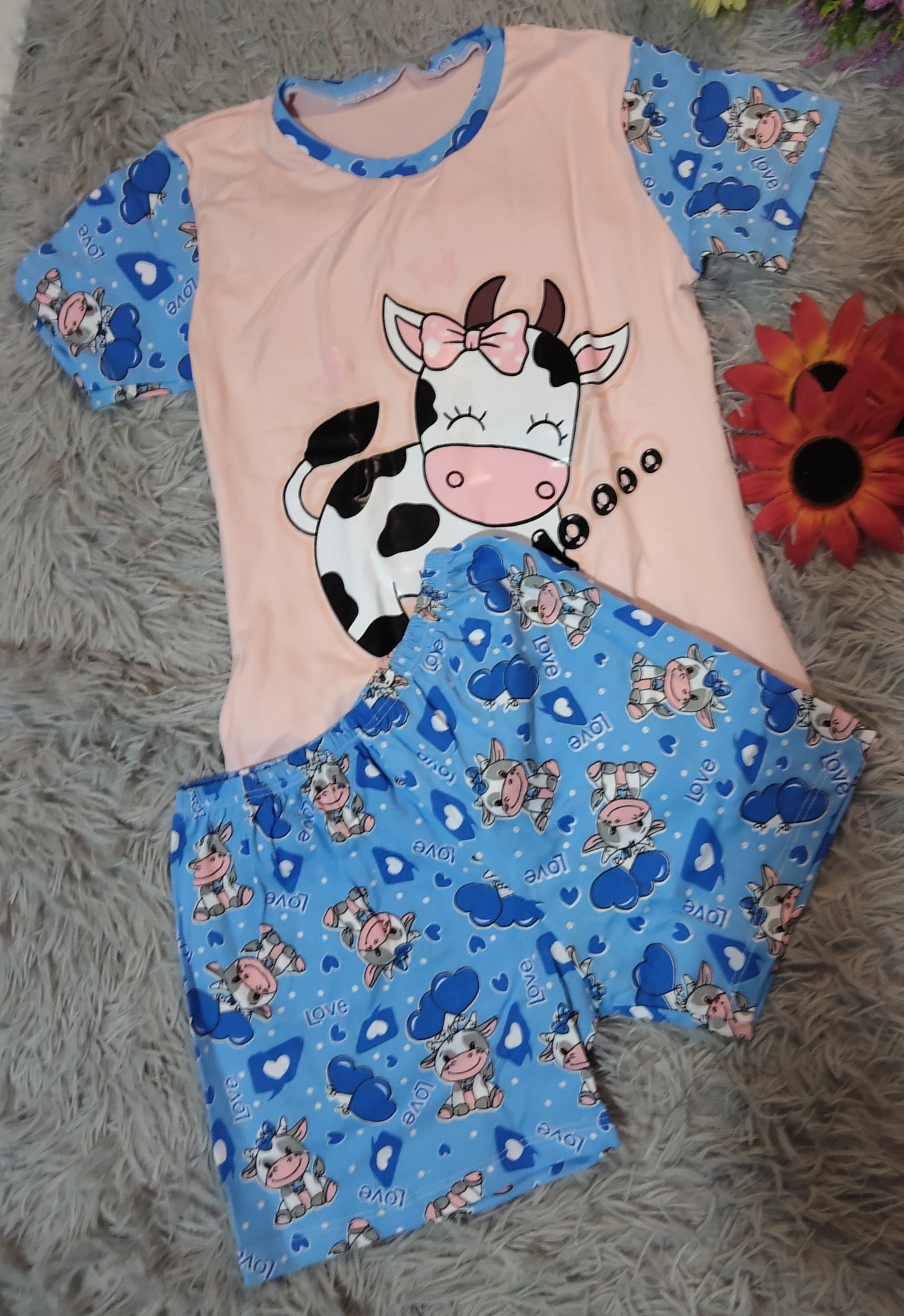 PIJAMA NIÑO/NIÑA – MANGA CORTA Y SHORT