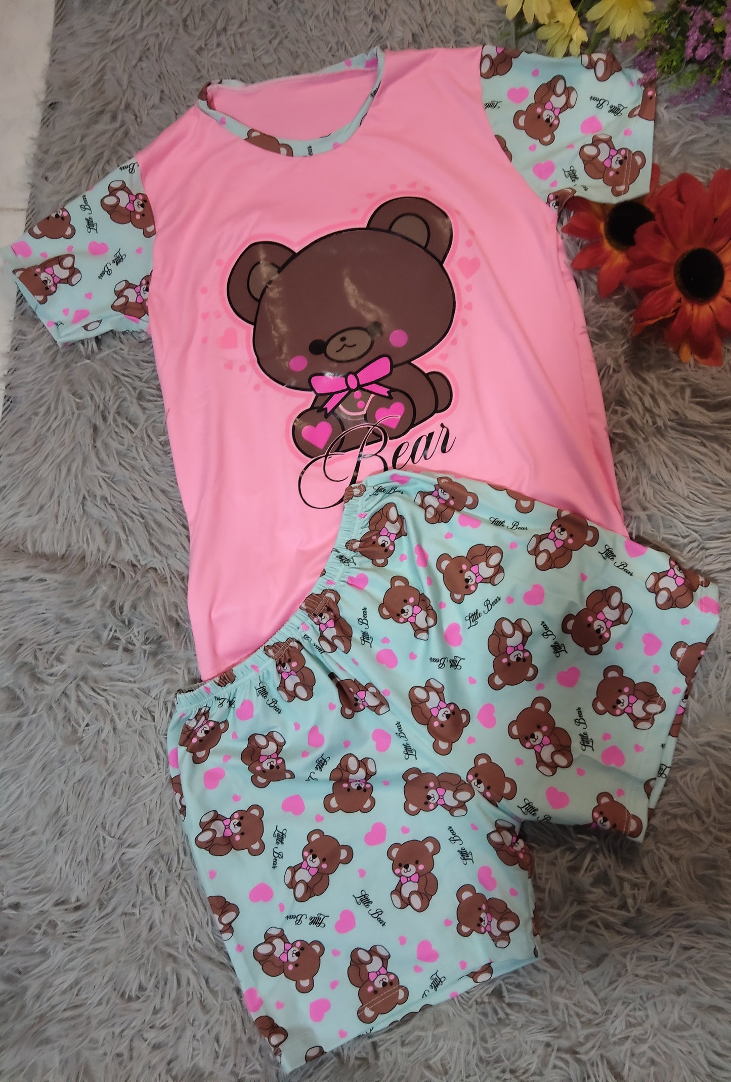 PIJAMA NIÑO/NIÑA – MANGA CORTA Y SHORT