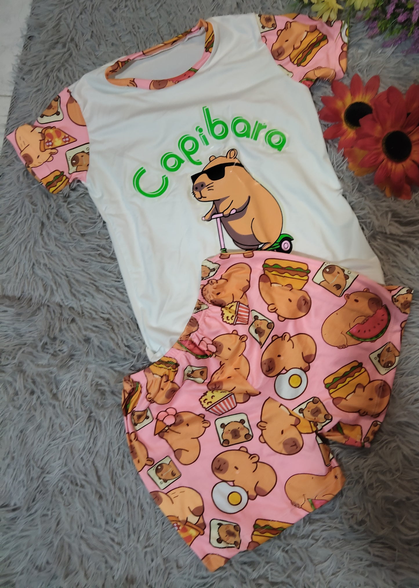 PIJAMA NIÑO/NIÑA – MANGA CORTA Y SHORT