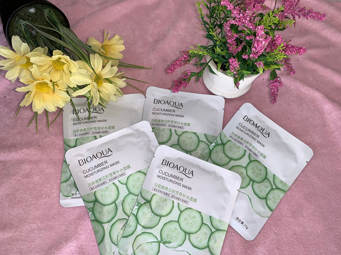 MASCARILLA BIOAQUA DE PEPINO – HIDRATACIÓN Y FRESCURA INSTANTÁNEA PARA TU PIEL