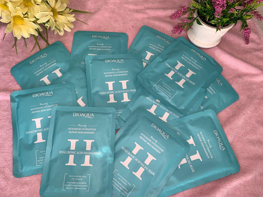 MASCARILLA FACIAL DE ACIDO HIALURONICO HIDRATACIÓN INTENSA BIOAQUA