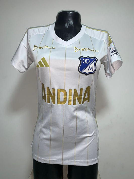 CAMISETA BLANCA MILLONARIOS FC DAMA