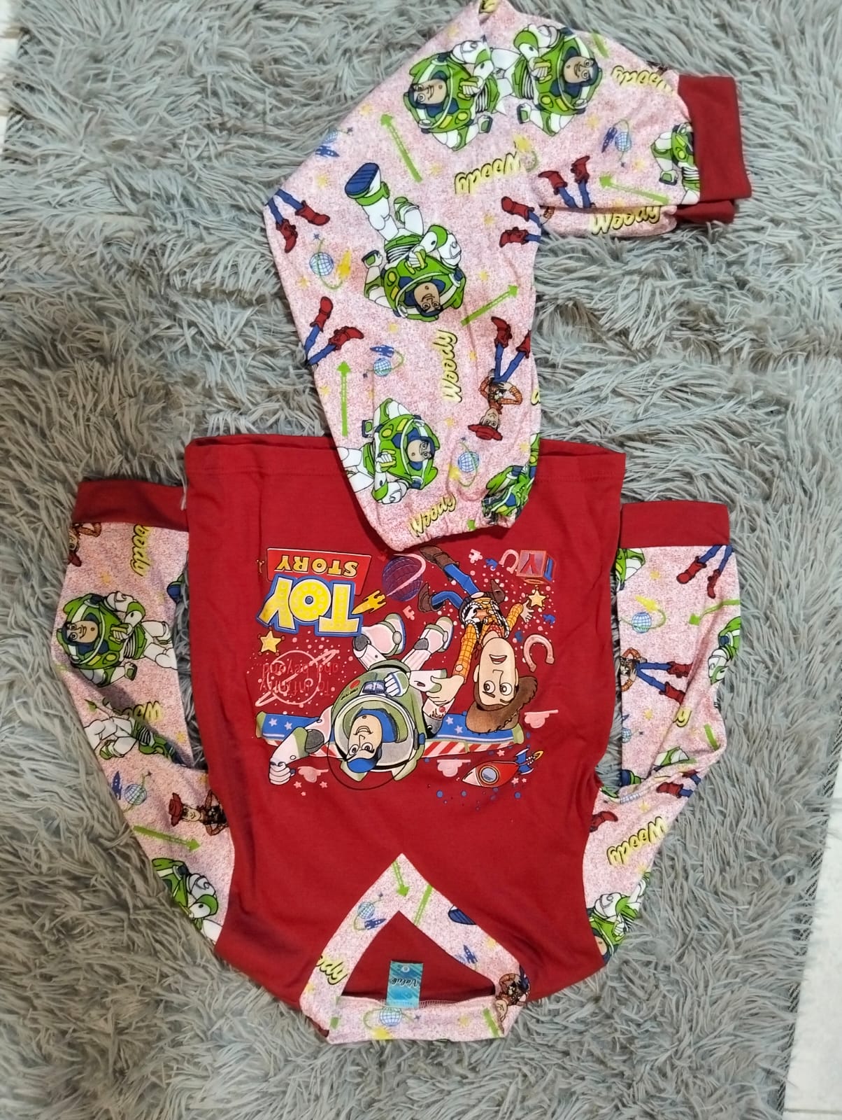 PIJAMA NIÑO/NIÑA MANGA LARGA Y PANTALON ESTAMPADA